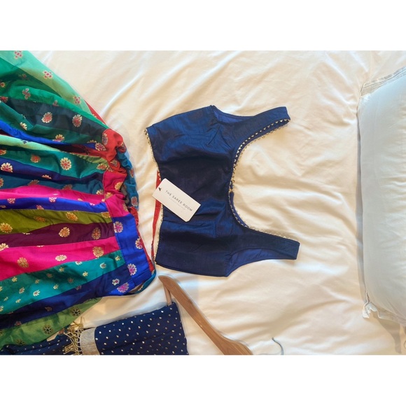 Beautiful Multicolored  Silk Lehenga Set NWT! - Picture 3 of 6